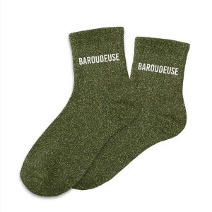 Chaussettes à paillettes - BAROUDEUSE